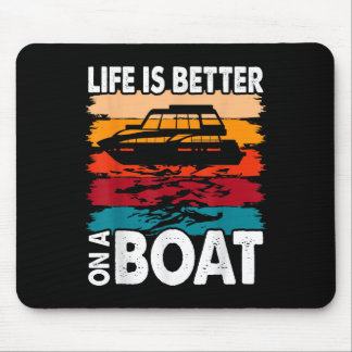 Lustiger Boots-Retro-Lebensstil ist besser auf ein Mousepad