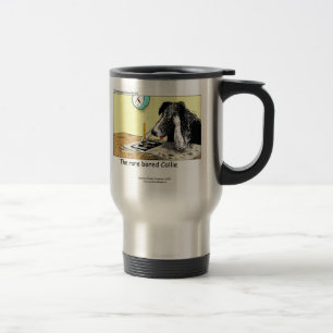 Lustiger Border Collie-Reisebecher Reisebecher