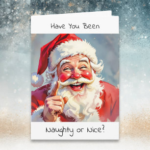 Lustiger Böser oder Braver Nikolaus Weihnachten