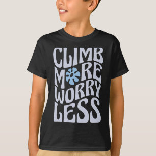 Lustiger Boulder Boulderer Indoor-Fels-Wand-Klette T-Shirt