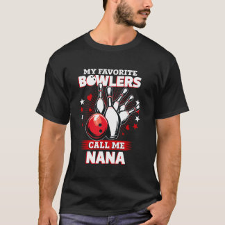 Lustiger Bowling-Kegler Mein Lieblingskegler nennt T-Shirt