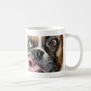 Lustiger Boxer-Hund Kaffeetasse