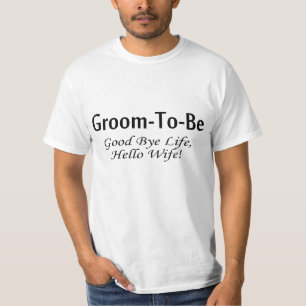 Lustiger Bräutigam zum zu sein T-Shirt