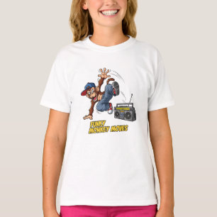 Lustiger Breakdance-Affe Hip-Hop-Tanz T-Shirt