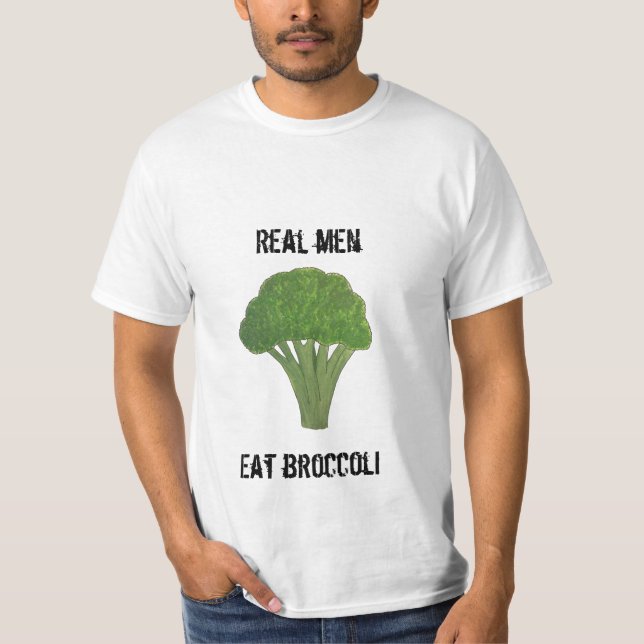 Lustiger Brokkoli-T - Shirt (Vorderseite)