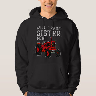 Lustiger Bruder Geschwister - Tausche Schwester ge Hoodie