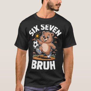 Lustiger Bruh Fußball Groundhog Day 67 Meme Pyjama T-Shirt
