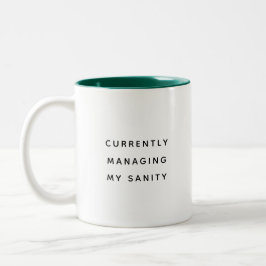 Lustiger Bürobecher für Chef, Mitarbeiter, Manager Zweifarbige Tasse