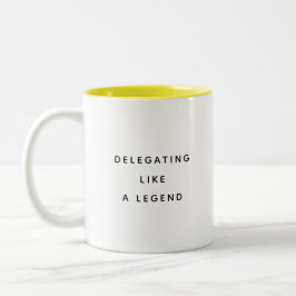 Lustiger Bürobecher für Chef, Mitarbeiter, Manager Zweifarbige Tasse