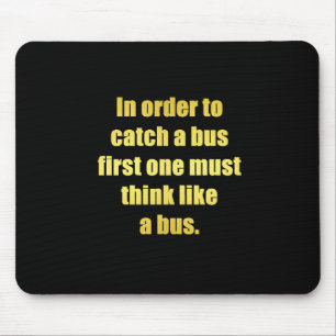 Lustiger Bus-Witz Mousepad