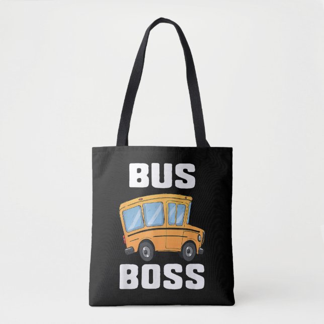 Lustiger Buschef Schulbusfahrer Tasche (Vorderseite)