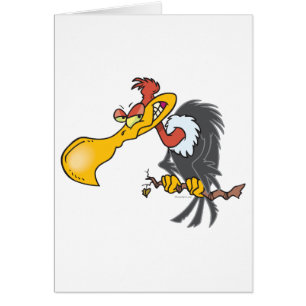 lustiger Bussard-Cartoon