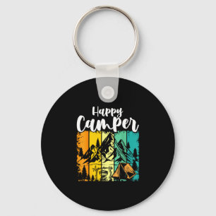 Lustiger Camper Outdoor-Aktivität Camping-Fan glüc Schlüsselanhänger