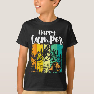 Lustiger Camper Outdoor-Aktivität Camping-Fan glüc T-Shirt
