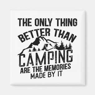 Lustiger Camper-Slogan Sommer-Camping-Zitate Magnet