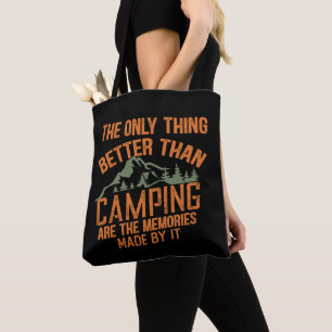 Lustiger Camper-Slogan Sommer-Camping-Zitate Tasche