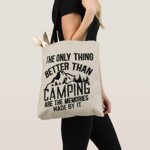 Lustiger Camper-Slogan Sommer-Camping-Zitate Tasche