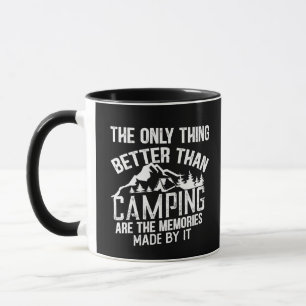 Lustiger Camper-Slogan Sommer-Camping-Zitate Tasse