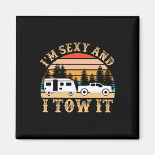 Lustiger Camping-Wohnmobil-Anhänger RV Camper Magnet