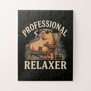 Lustiger Capybara-Professioneller Entspanner