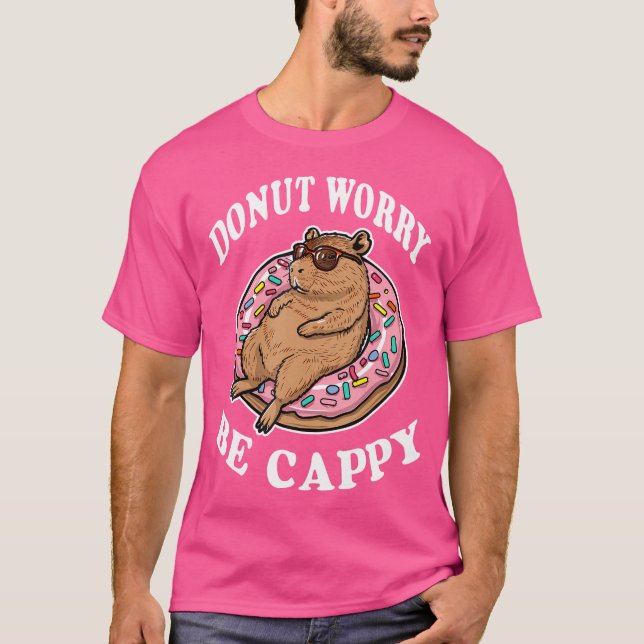 Lustiger Capybara T-Shirt (Vorderseite)