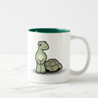 Lustiger Cartoon-Muschel-lose Schildkröten-Tasse