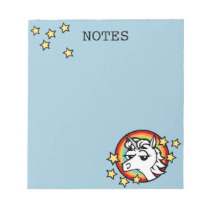 LUSTIGER CARTOONunicorn-NOTIZBLOCK Notizblock