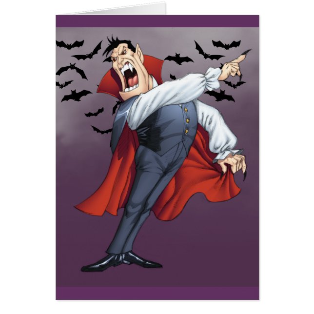Lustiger CartoonVampire mit Schlägern durch Al Rio (Vorne)