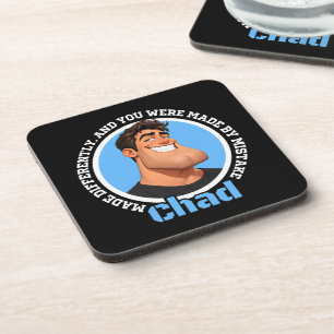 Lustiger Chad-Charakter Sarkastischer Zitat-Grafik Getränkeuntersetzer