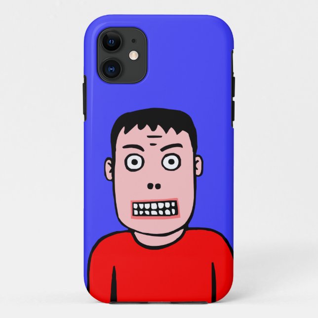 Lustiger Charakter 01 Case-Mate iPhone Hülle (Rückseite)