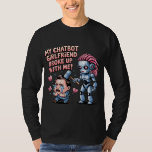 Lustiger Chatbot Begleiter Ai Memes Freund Trennun T-Shirt