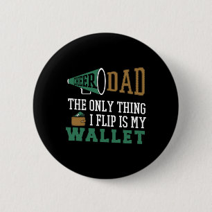 Lustiger Cheer Dad Cheerleading-Geschenk für Männe Button