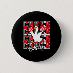 Lustiger Cheer-Gans-Trainer Roter Koketter Bogen S Button