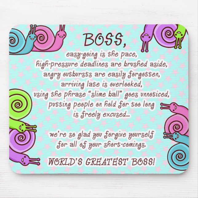 LUSTIGER CHEFSPEEDO U. SPAGO MOUSEPAD (Vorne)