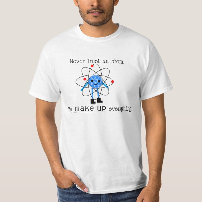 Lustiger Chemie-Atom-T - Shirt (Vorderseite)