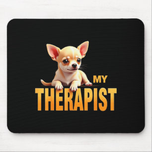 Lustiger Chi Chichi Welpe Mein Therast Chihuahua H Mousepad