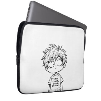 Lustiger Chibi-Anime-Junge-Elektronik-Tasche Laptopschutzhülle