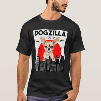 Lustiger Chihuahua Dogzilla Japanisch Für Hundebes T-Shirt