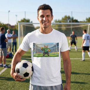 Lustiger Chihuahua-Hund Fußball-Torhüter T-Shirt