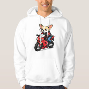 Lustiger Chihuahua-Meme: Hund raucht Zigarette Hoodie