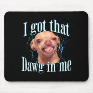 Lustiger Chihuahua-Meme Mousepad
