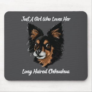 Lustiger Chihuahua nur ein Mädchen  Mousepad