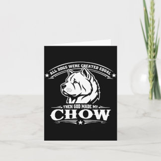Lustiger Chow-Chow-Hund Karte