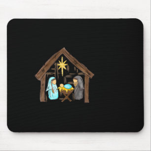 Lustiger christlicher Weihnachten Jesus Oh kommt l Mousepad