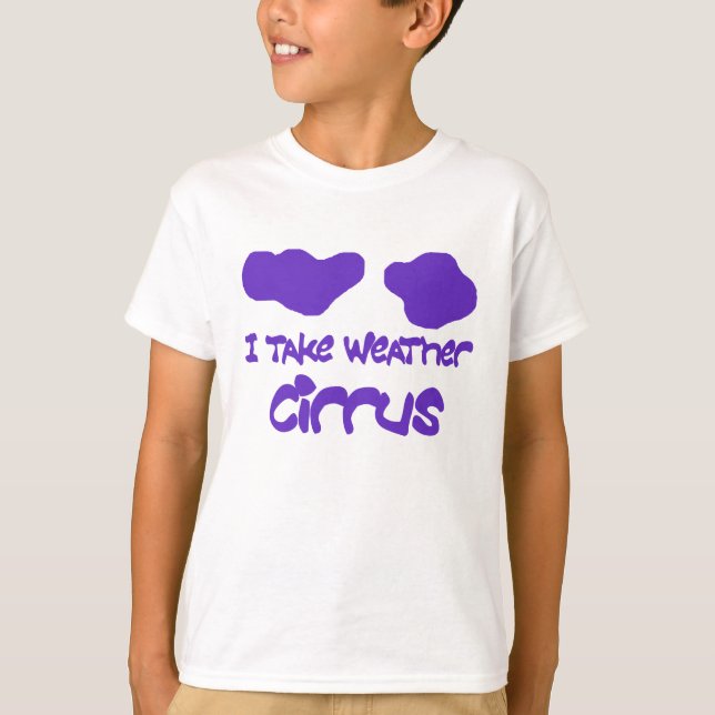 lustiger Cirrus T-Shirt (Vorderseite)
