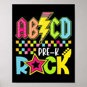 Lustiger Ck Zur Schule Blitz Vor K Rock Kids Poster