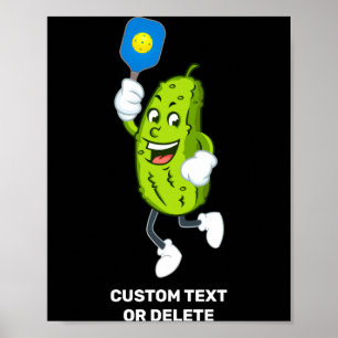 Lustiger Ckle spielt Ckleball Text Poster