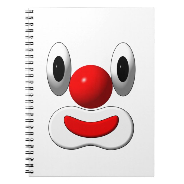 Lustiger Clown Notizblock (Vorderseite)