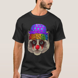 Lustiger Clown Ragdoll Zirkus Karneval Kostüm Katz T-Shirt