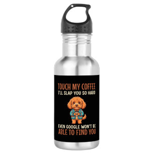 Lustiger Cockapoo Kaffeeliebhaber Edelstahlflasche